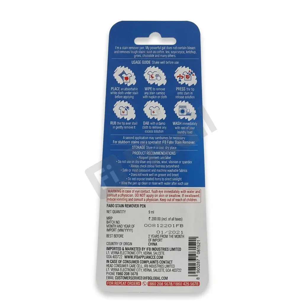 IFB Washing Machine FABO Stain Remover Pen | 9 ML