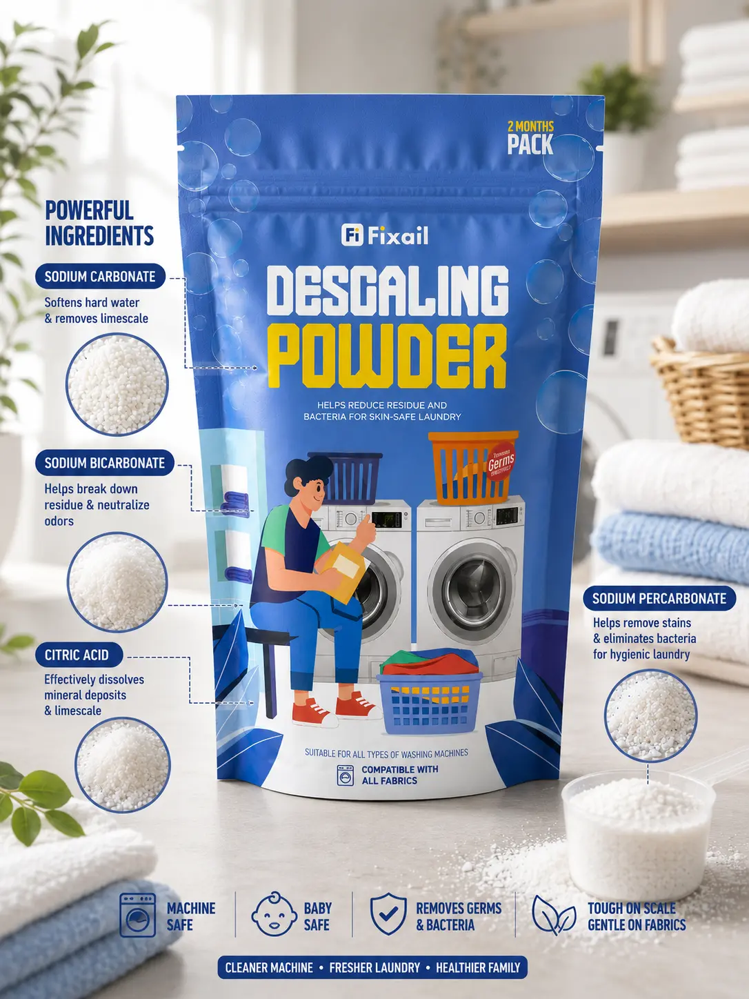 Fixail Descaling Powder - 100g