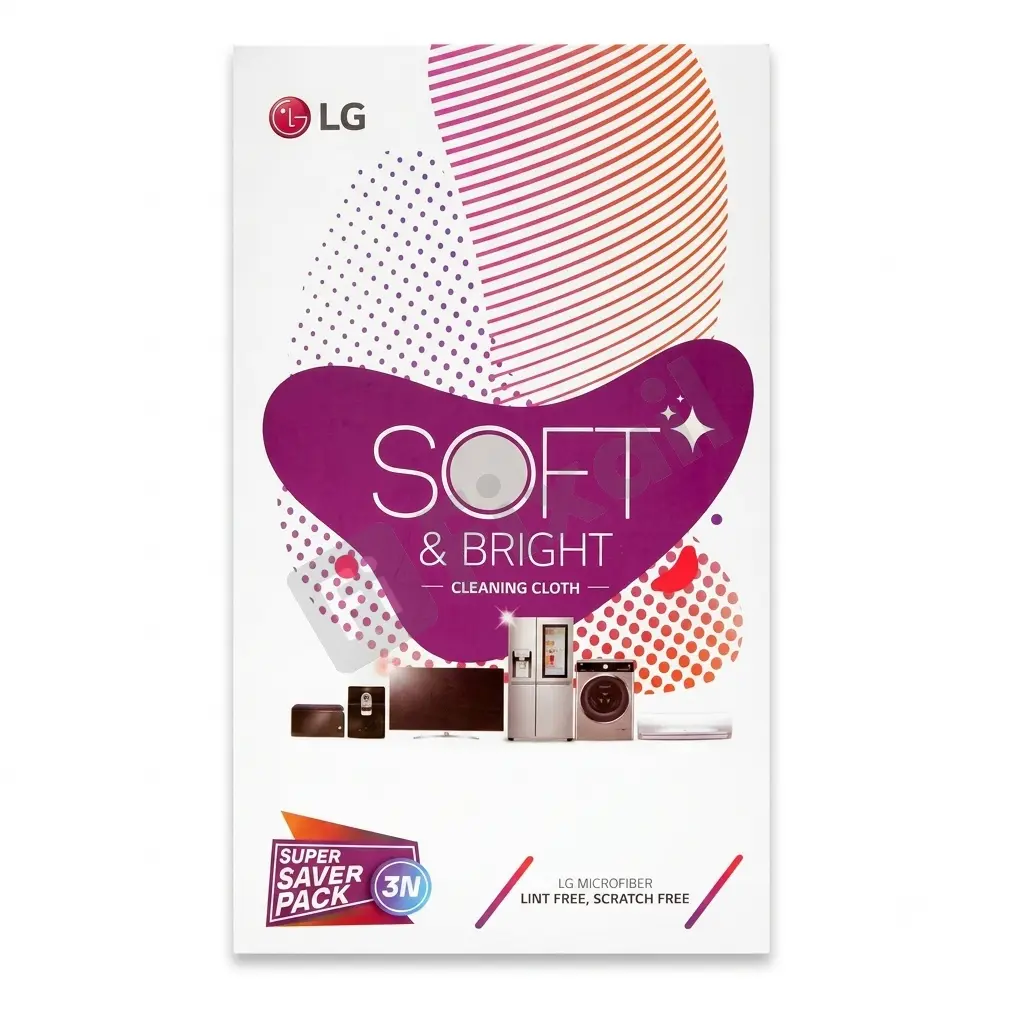 LG Scratch free Microfiber cleaning cloth for Home Appliances (pack of 3)