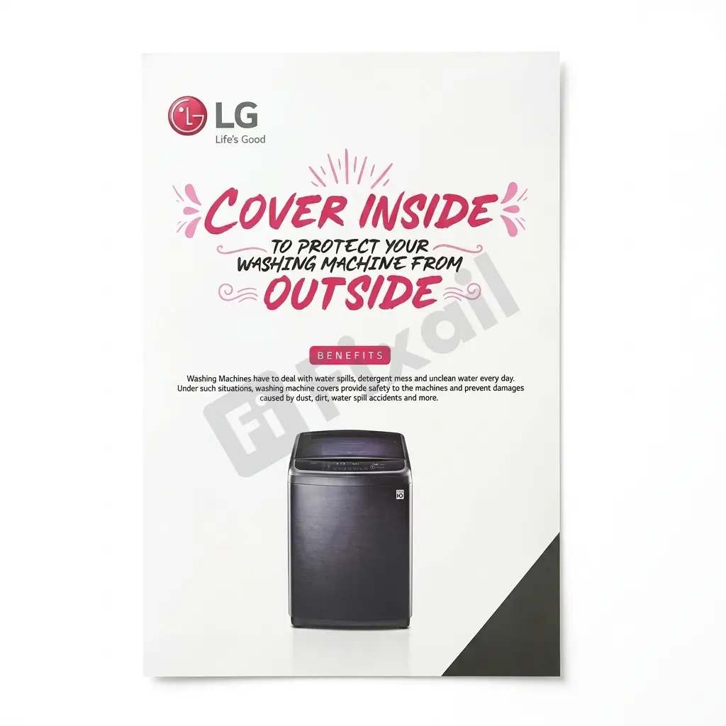 LG Top Load Washing Machine Cover