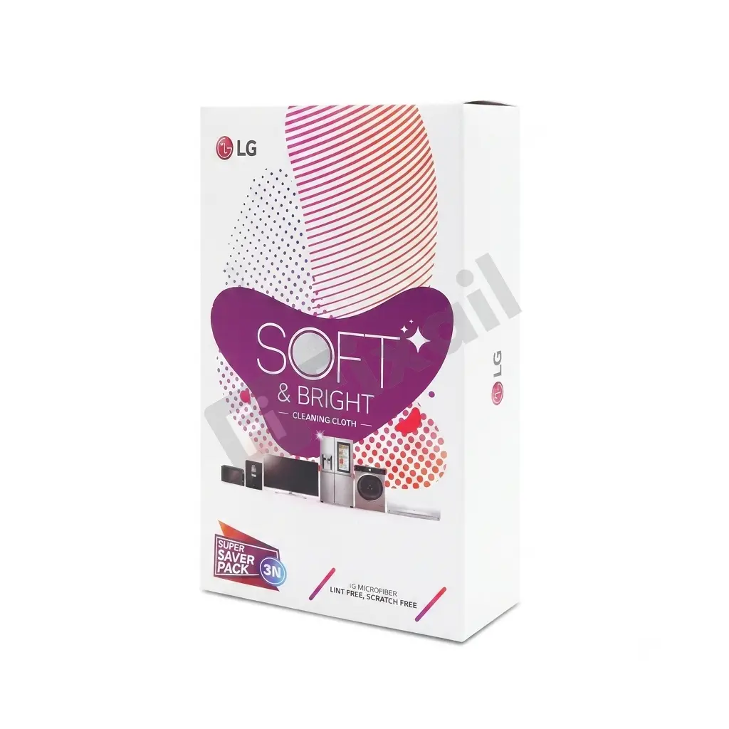 LG Smart TV Scratch free Microfiber cleaning cloth for Home Appliances (pack of 3)
