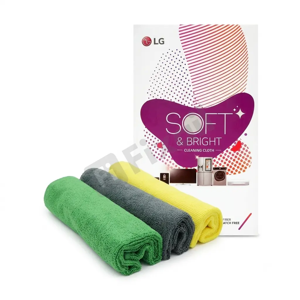 LG Smart TV Scratch free Microfiber cleaning cloth for Home Appliances (pack of 3)