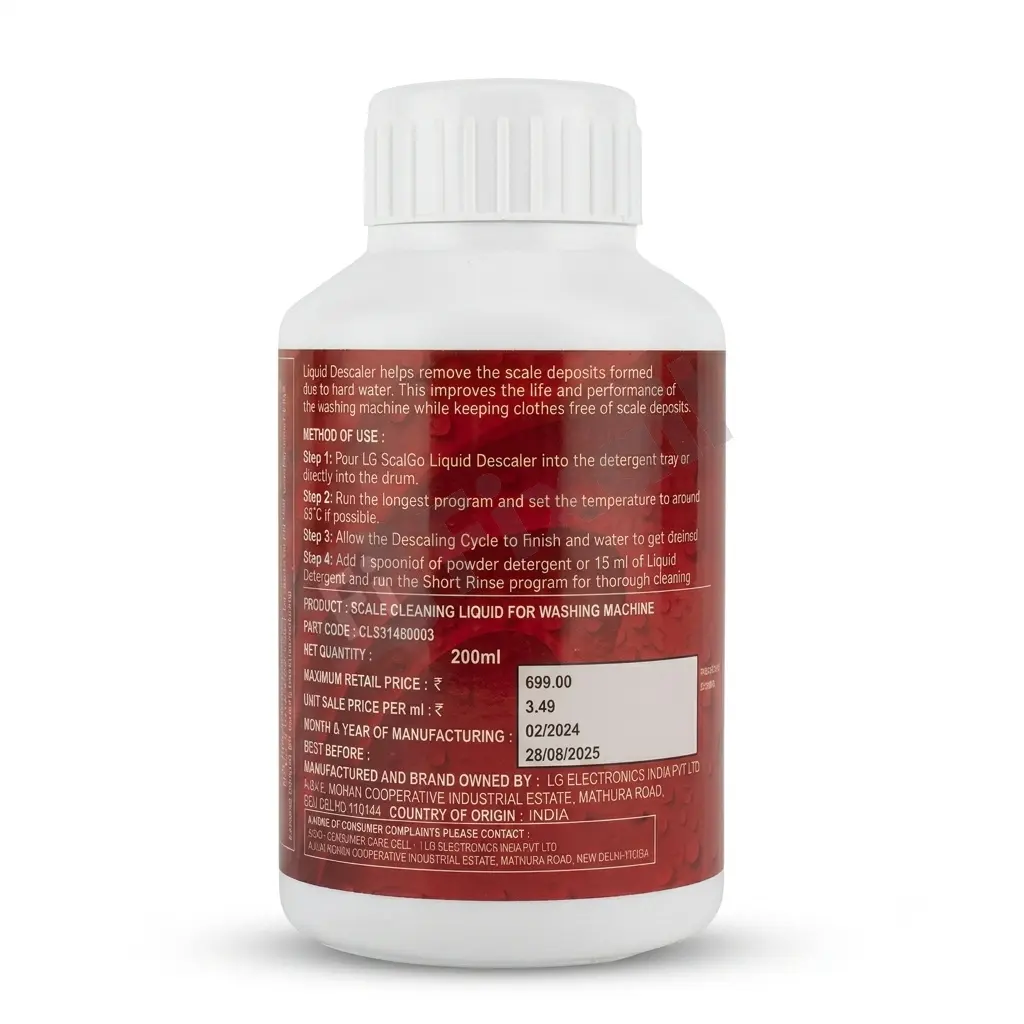LG Washing Machine Front load/ Top Load Washer Tub Cleaner Liquid