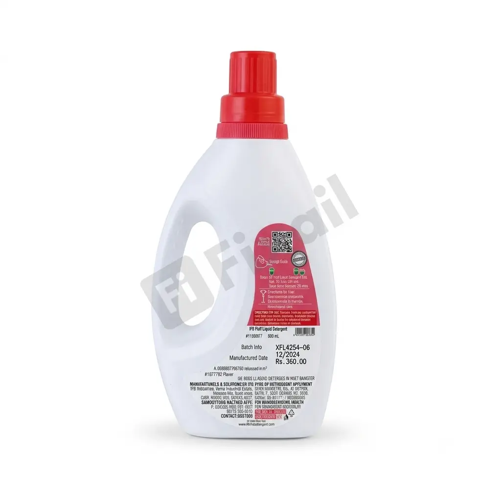 IFB Washing Machine FLUFF  Liquid Detergent | Front Load | 1 L